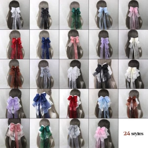 Lolita Headpiece Headdress Cross Nun Gothic Subculture Flower Headwear Accessory - Picture 1 of 42