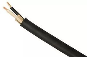 SJOOW 12/2 tragbares Netzkabel - 300 V SJOOW - schwarz 500 Fuß - Bild 1 von 1