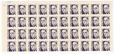 Scott #2171 Father Flannigan Plate Block of 40 Stamps - MNH P#1 UL - Image 1 of 2