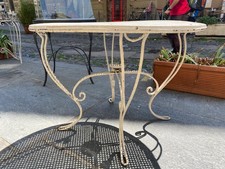 TAVOLO DA GIARDINO ANNI 50 IN FERRO