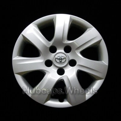 Calota para Toyota Camry 2010-2011 - Prata de fábrica 16 polegadas OEM Calota Camry 61155 - Imagem 1 de 3