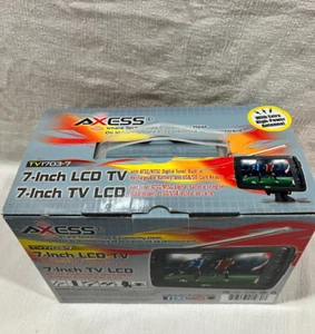 7 Inch Portable LCD TV 1703-7 Digital TV Tuner Built-in with Remote AXESS - Picture 1 of 7