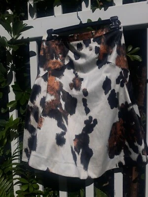 Falda Just Cavalli, Nueva, Nunca Usada, Pequeña Hasta la Rodilla Firmada Épica Sexy  Foto 1 de 4