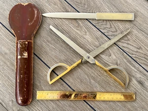 Juego de Escritorio Kismet Vintage Chapado en Oro 22 Quilates - Hecho en Alemania + ¡ENVÍO RÁPIDO! - Imagen 1 de 8