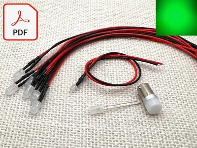 Yamaha CR2020 Receptor Lámpara LED Bombilla Kit Actualización VERDE Foto 1 de 3