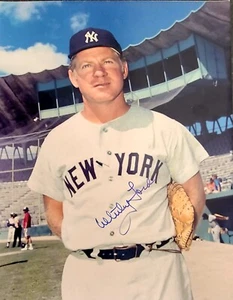 Whitey Ford NEW YORK YANKEES FIRMATO 11x14 FOTO AUTOGRAFO AUTO COA - Foto 1 di 1