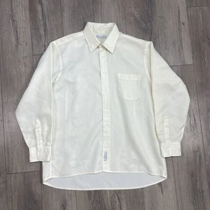 Vintage Christian Dior Negligee Button Down Hemd Nadelstreifen Herren Größe L - Bild 1 von 13