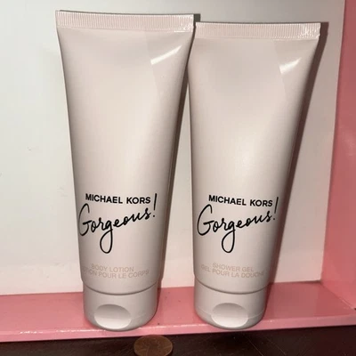 MICHAEL KORS ¡Hermoso! Gel de ducha y loción corporal 3,4 oz cada uno nuevo sin caja Foto 1 de 2