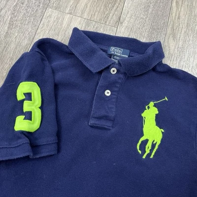 Polo Ralph Lauren Tejido Polo Juvenil M 10-12 Azul Marino Calce Clásico Big Pony Foto 1 de 4