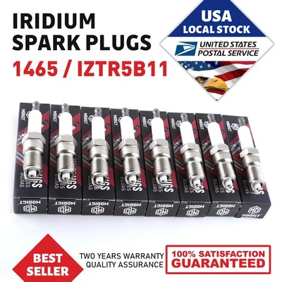 8 PCS Double Iridium Spark Plugs For CHEVROLET SUBURBAN 1500 2000-2014 V8-5.3L - Image 1 of 4