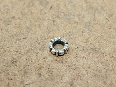 Auténtico Pandora Plata Esterlina y 14K Burbuja Espaciador Dije #790266 [075WEJ]2 Foto 1 de 4