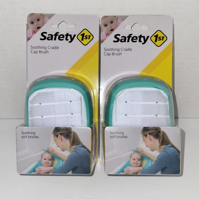 Lot of 2 - Safety 1st Soothing Cradle Cap Brush for Babies Toddlers New /Sealed - Image 1 of 3