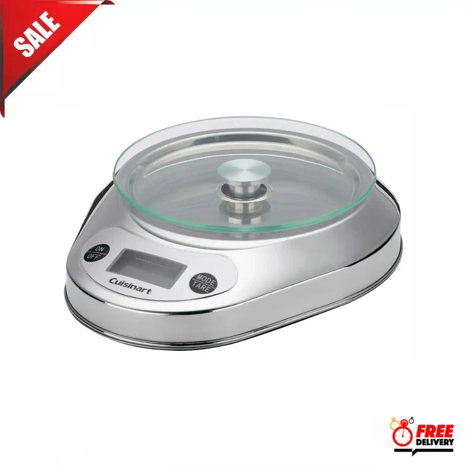 Báscula de cocina digital Cuisinart PrecisionChef acero inoxidable fácil precisión plus Foto 1 de 4