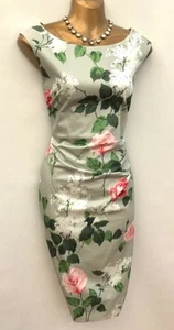 Phase Eight Womens Dress UK 14 EU 42 US 10 Party Evening Shift Floral - Picture 1 of 12