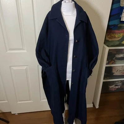 Винтажный Pendleton шерсти плащ пальто женщин один размер Pocho 1970-х Western сделано в США - Изображение 1 из 4