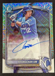 Hyungchan Um Auto On Card /150 Mojo 1° 2025 Topps Bowman Chrome Kansas City - Foto 1 di 2
