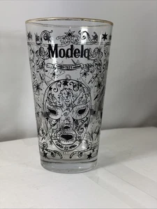 MODELO Cerveza Limited Edition Beer Pint Glass Mariachi Musician - Picture 1 of 5