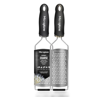 Microplane Grattugia da cucina Lama spessa Acciaio inossidabile Nera Serie HwZN - Immagine 1 di 4