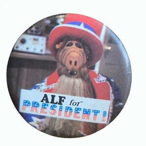 Vintage Alf For President 1980s Pinback Button TV collectors item - Picture 1 of 5