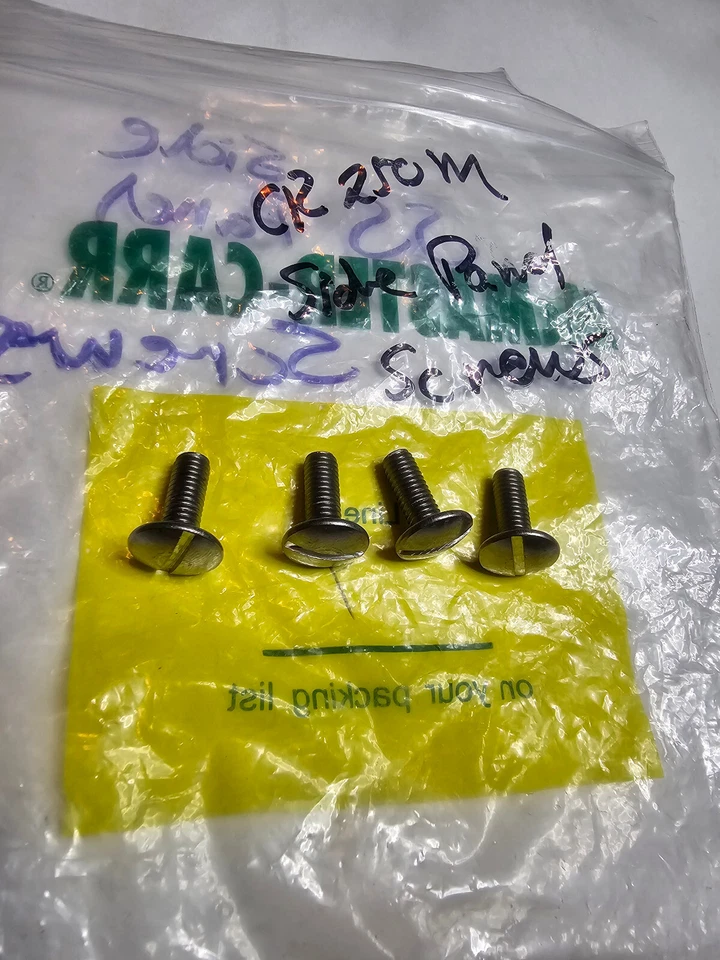 Honda Elsinore CR250M 1974 Number Plate Side Panel Screw Stainless 90161-357-010 - Image 1 of 1