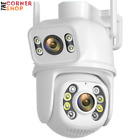 Double Camera 6MP Alarm Home Security Calving Zoom CCTV Surveillance Outdoor