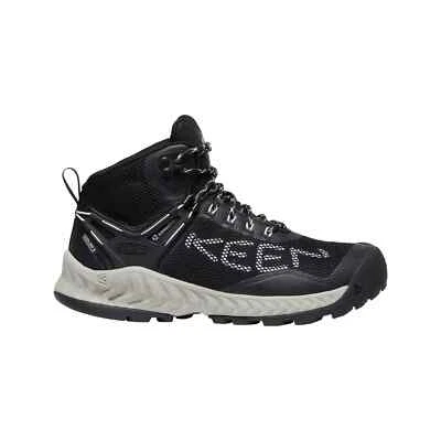 KEEN NXIS EVO MID WP Damen Schwarz Wanderschuhe Wasserdicht Trekking KE-1025911