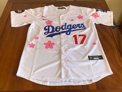 !!!  Camiseta deportiva para hombre Shohei Ohtani #17 Lodgers blanca local talla Foto 1 de 4