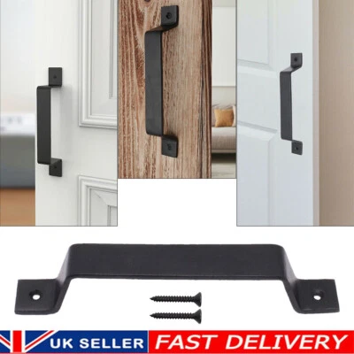 Heavy Duty Barn Door Pull Handle Gate Shed Garage Industrial Rustic Style - Image 1 of 4