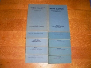 Vintage "Think Clearly!" Guide to Logic in Everyday Life 10-Volume PB Book Set - Picture 1 of 4
