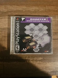 Juego Shooter Starfighter Sanvein para Sony PlayStation Agetec A1 2000 Etiqueta Negra - Imagen 1 de 2
