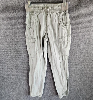 Pantalones cargo de algodón para mujer Calvin Klein Performance XS ligeros verde oliva Foto 1 de 4