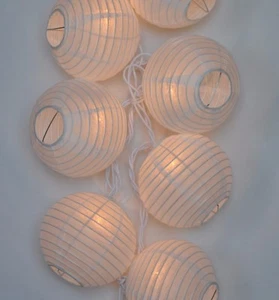 Mini Paper Lantern Indoor Party String Lights - Picture 1 of 13