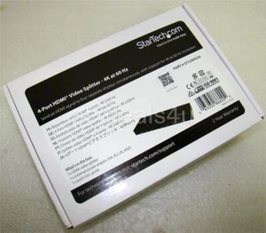 StarTech ST124HD20 4-Port HDMI 4K Video Splitter New - Picture 1 of 7