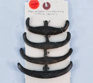 1600 MALAYSIA BLECHGELD - Bild 1 von 4