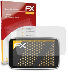3x Lámina Protectora de Pantalla para TomTom GO Premium 5 inch mate y antigolpes - Imagen 1 de 9