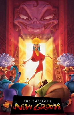RICH HILL PRODUCTIONS AA4660 The Emperors New Groove Film By Mark Dindal 2000 Crew Movie Poster 11x17