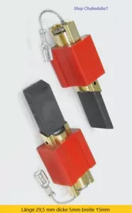 Motorkohlen Kohlestifte Bürste für Miele W 911- 927 WPS Lagerware Direktversand - Bild 1 von 1