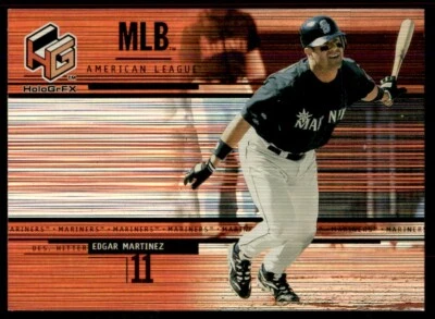 2000 Upper Deck HoloGrFX Edgar Martinez Seattle Mariners #43 - Image 1 of 2