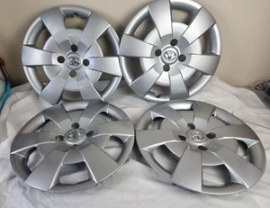 Toyota Yaris 2008 - 2016 Hubcap Rim Wheel Cover Hub Cap 15" OEM USED x 4 - Picture 1 of 11
