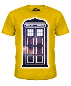 POLICE BOX KIDS T SHIRT TEE SHIRT UNISEX BOYS GIRLS TODDLER - Picture 1 of 12