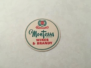 Collectable drink coasters - “RENMANO MONTESSA WINES & BRANDY”  Good Cond.. - Picture 1 of 2