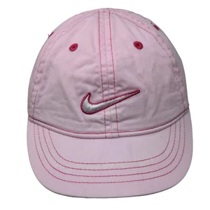 Nike Girl's Strapback Hat Pink Size Toddler Swoosh Logo Embroidered - Picture 1 of 8