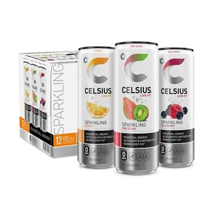 CELSIUS Sparkling Original Variety Pack Functional Energy Drink 12 fl oz,12 Pack - Picture 1 of 2