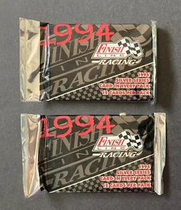 2 paquetes de 12 tarjetas NASCAR 1994 Finish Line Racing paquetes sellados de fábrica-#P040724C - Imagen 1 de 2