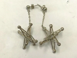 Women's Silver 925 Fashion Bridesmaid/Wedding/Party Cute Elegant  Earrings 6.2g. - Picture 1 of 3