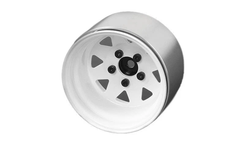 RC4WD - 5 Lug Deep Dish Wagon 1.9" Steel Stamped Beadlock Wheels (White) - Image 1 of 1