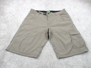 Pantaloncini Prana Elasticizzati Zion Adulto 34 Marrone Cintura Escursionismo Cargo Tasca Uomo 34x12 - Foto 1 di 11