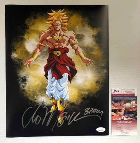 Vic Mignogna Signed Autographed 11x14 Photo Dragon Ball Z Super Broly JSA COA 6 Cover