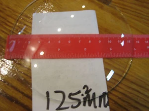 Clock Glass slightly convex,diameter(4.89" or 124.3 mm)Stewart Warner,VDO, gauge - Picture 1 of 1