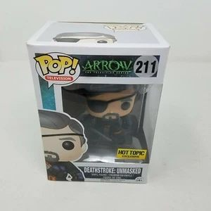 Funko Pop! Arrow Deathstroke Unmasked 211 Hot Topic Exclusive Vinyl Figure Toy - Picture 1 of 5